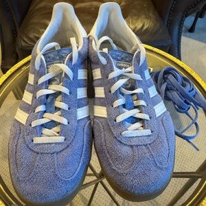 Adidas Gazelle size 7.5 Blue Fusion/Cloud White/Gold Metallic